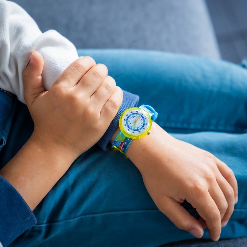 Montre Unisexe CHTIME bracelet Silicone Bleu