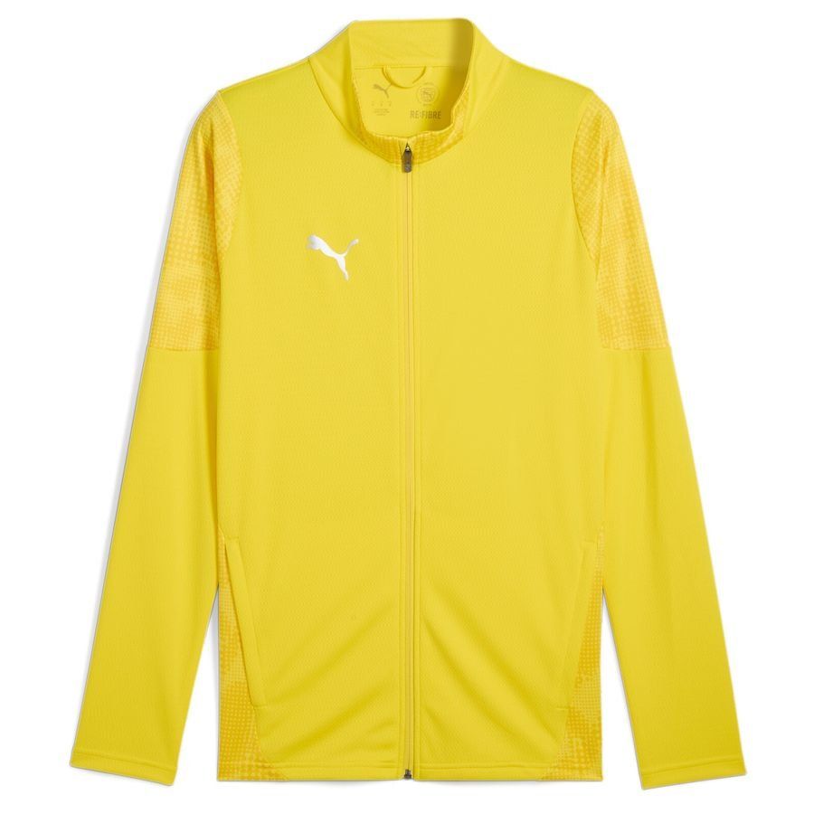 PUMA Veste d'Entraînement teamCUP - Faster Yellow/Argenté
