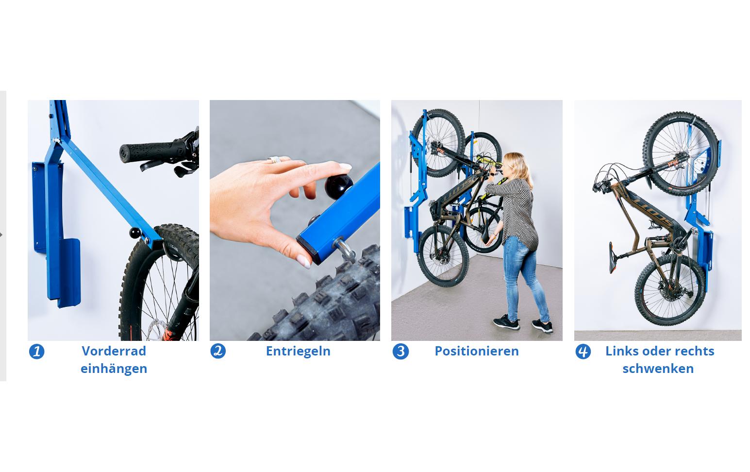 Veloständer Bike Lift für 18- 30 kg<br>Fahrrad-Aufhängevorrichtung