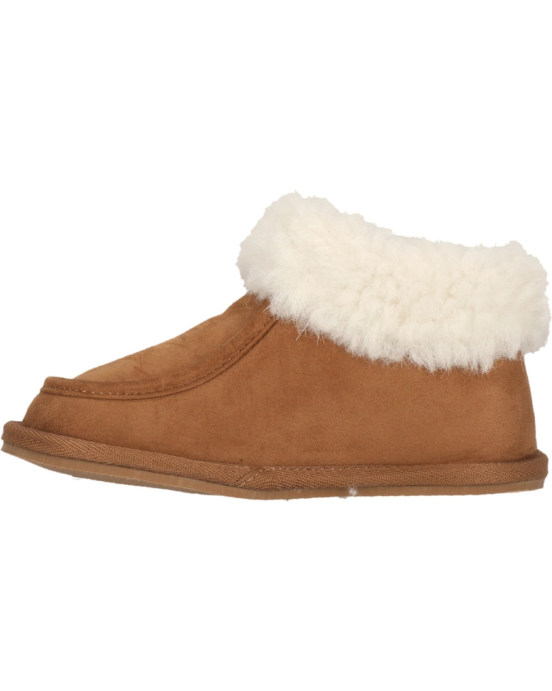 Zigzag - Elian Kids Warm Slipper - cognac