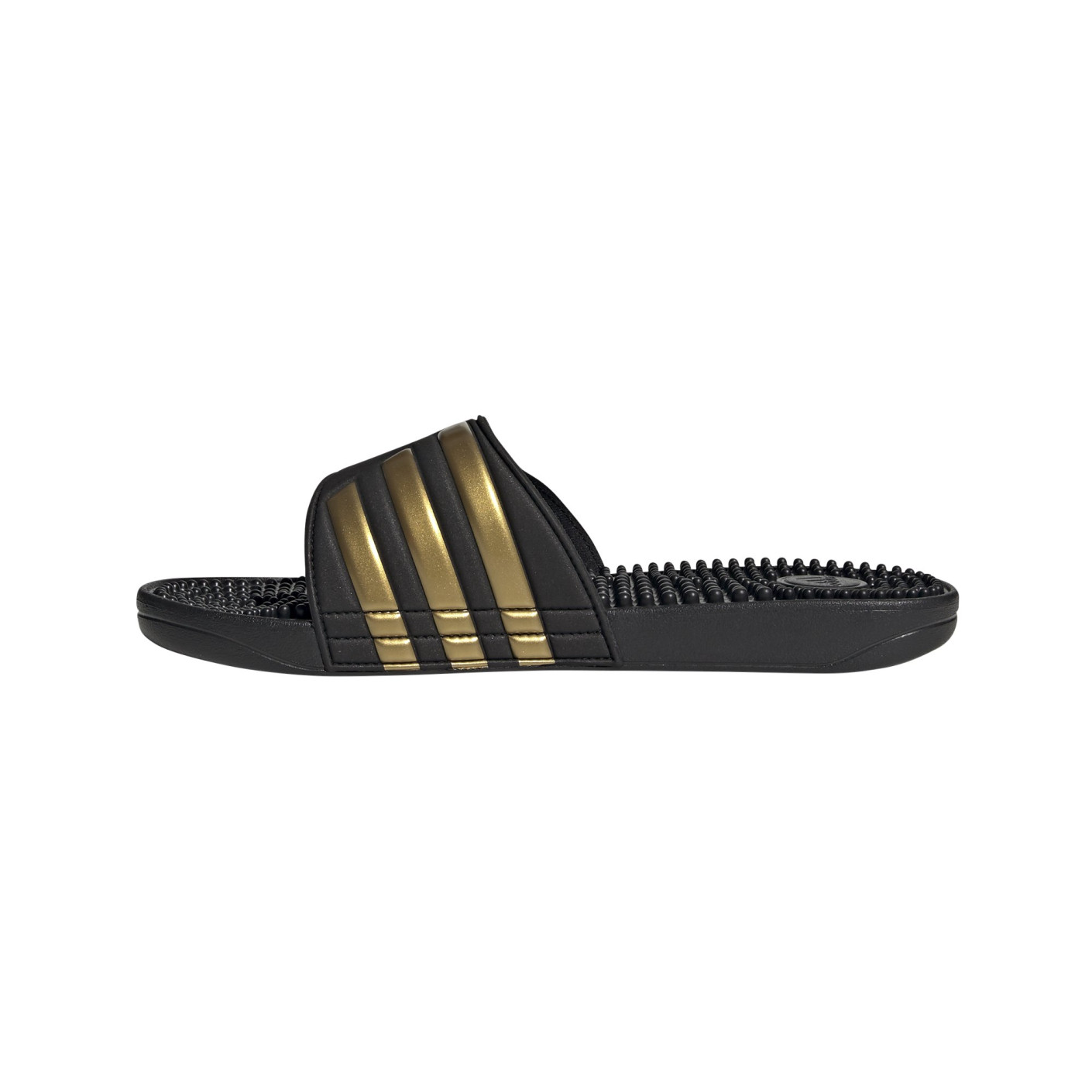 Adidas Adissage Slippers Zwart Goud