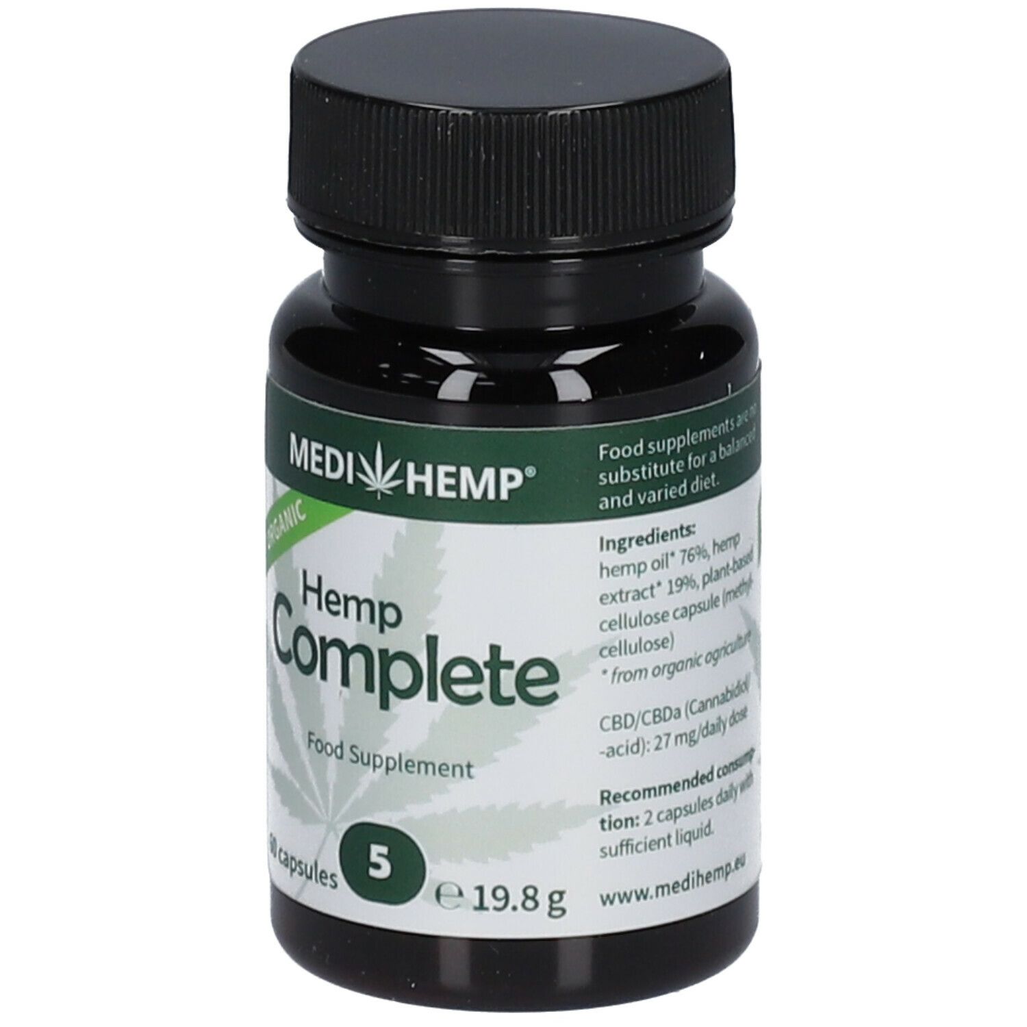 Medihemp Hanf Complete Kapseln 5% Medihemp