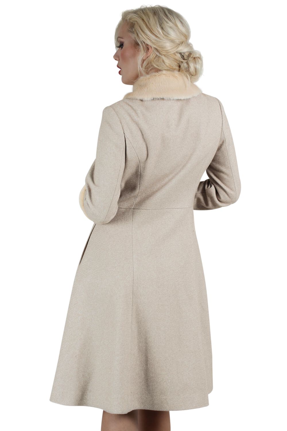 Manteau Long Louisa May Sable | Voodoo Vixen Manteaux