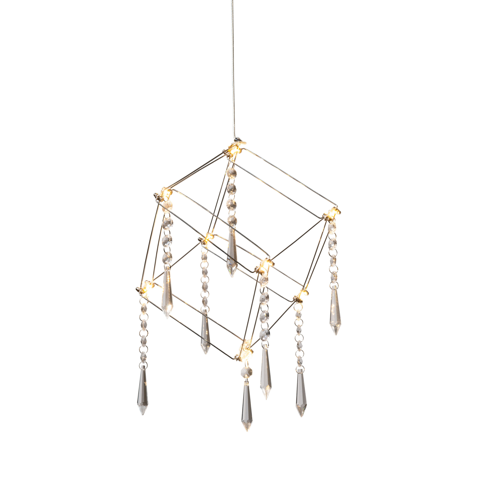 LED-Pendelleuchte ARANEUS - chrom - 15,5 cm