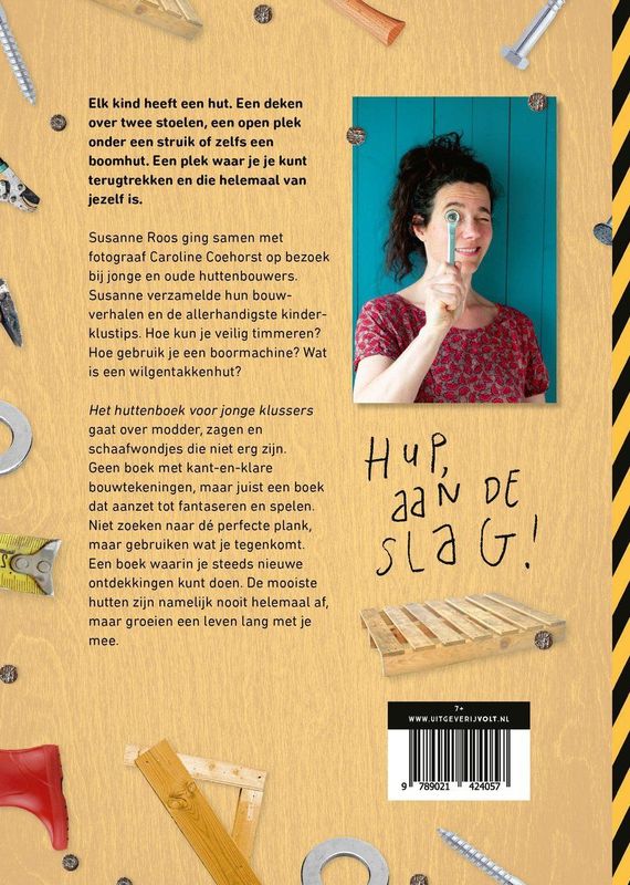 Huttenboek voor Jonge Klussers - Susanne Roos - Bouwverhalen en Klustips