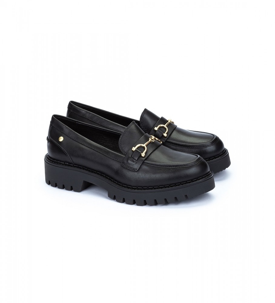 Mocassins de couro Pikolinos Aviles, pretos