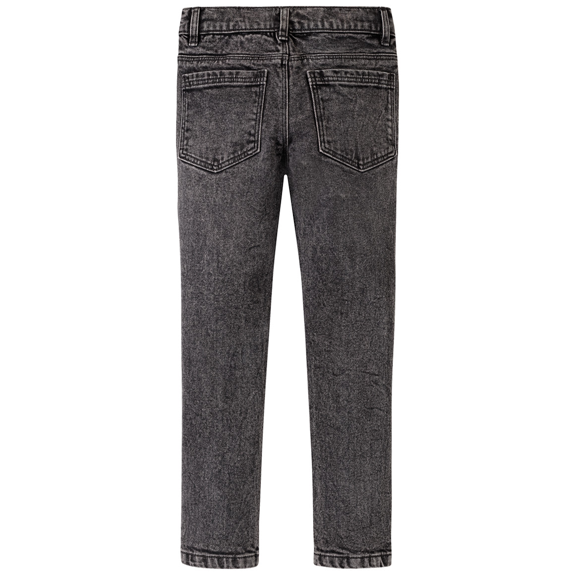 Jonas Nielsen Jungen Slim-Jeans mit Used-Waschung grau