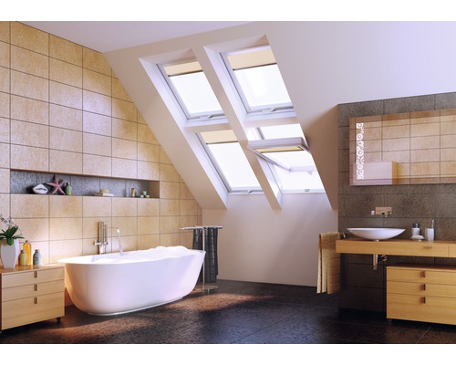 Fakro draairaam PVC PTP-V U3 55x78 cm incl. doorlopende ventilatie