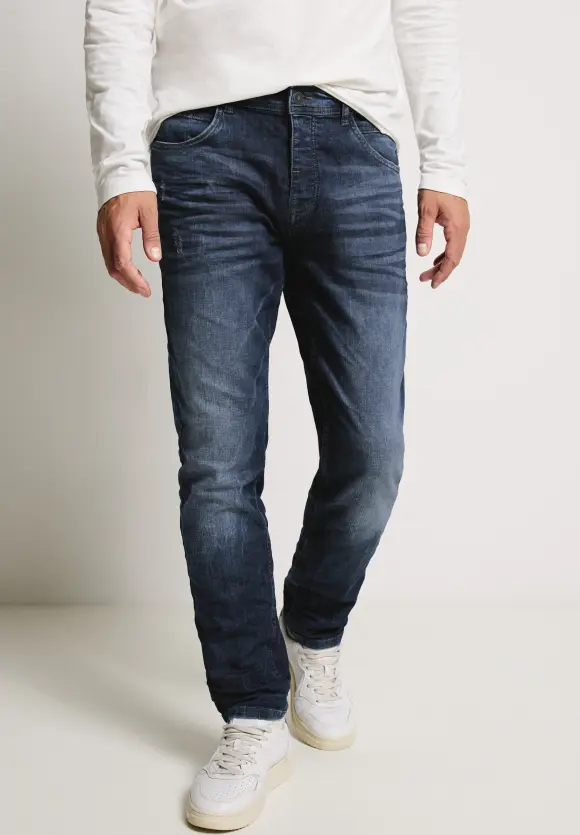 Explorer Relaxed Fit Jeans - dark blue wash