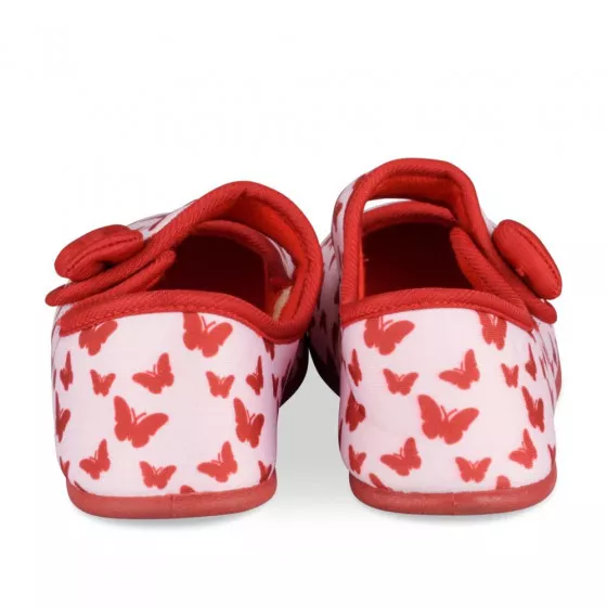 Chaussons ROUGE LOVELY SKULL
