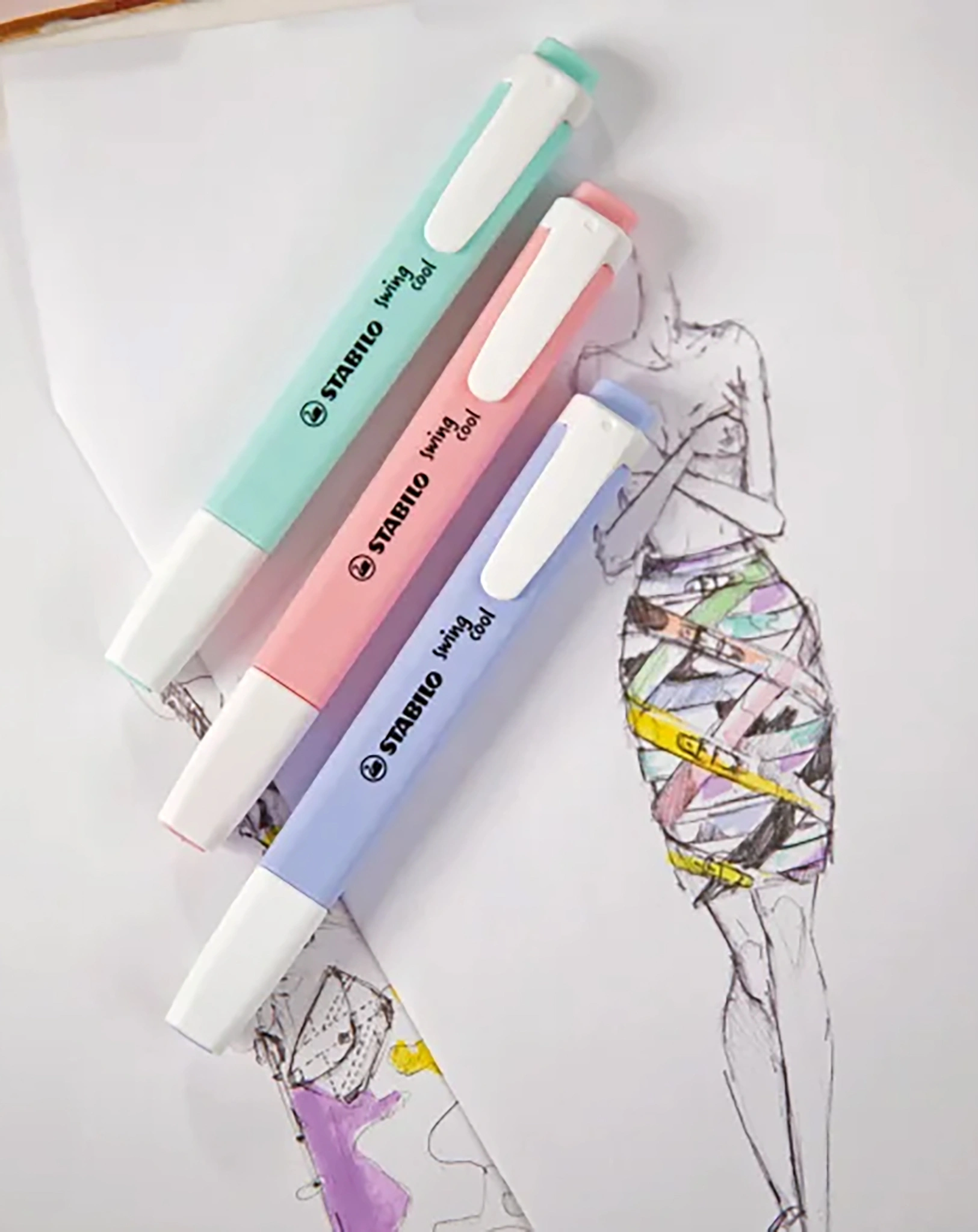 Textmarker STABILO® swing cool Pastel Edition 4er-Pack