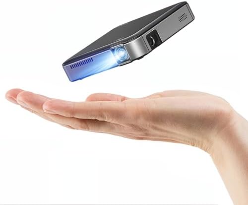 Mini Projecteur YOTON, Vidéoprojecteur DLP, Full HD 1080P Supporté, Batterie Intégrée, Rétroprojecteur Portable à Focale Ultra Courte, adapté au Cinéma Extérieur/Home, capacité HDMI/TV Stick : High Tech