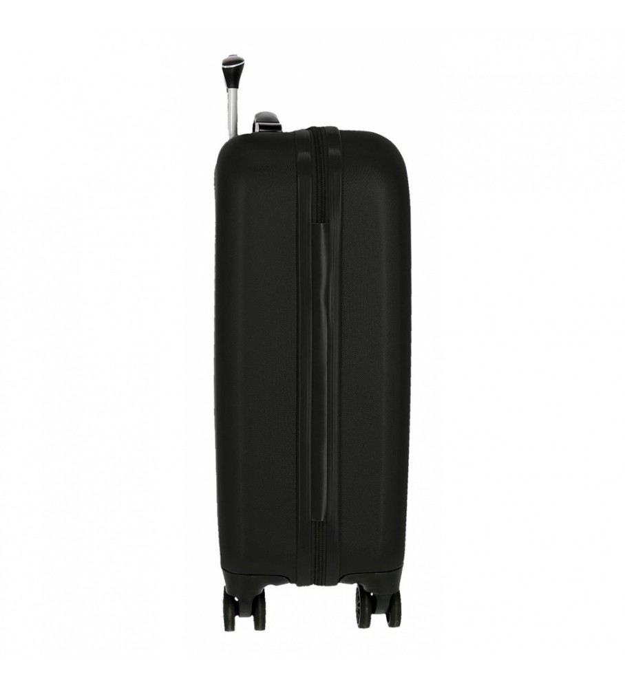 Mala de cabine Roll Road Camboja Rígida 55cm Preta