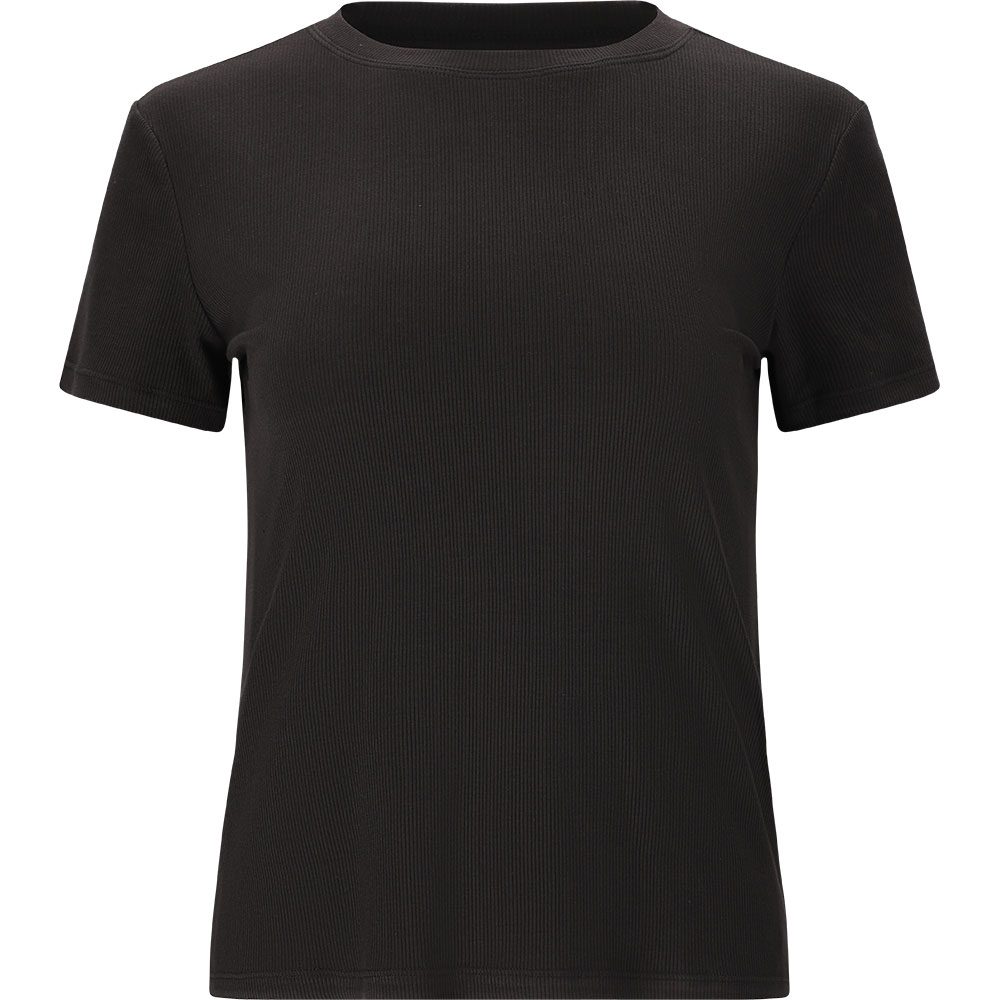 Athlecia Tinashe W Rib S/S T-Shirt Damen black