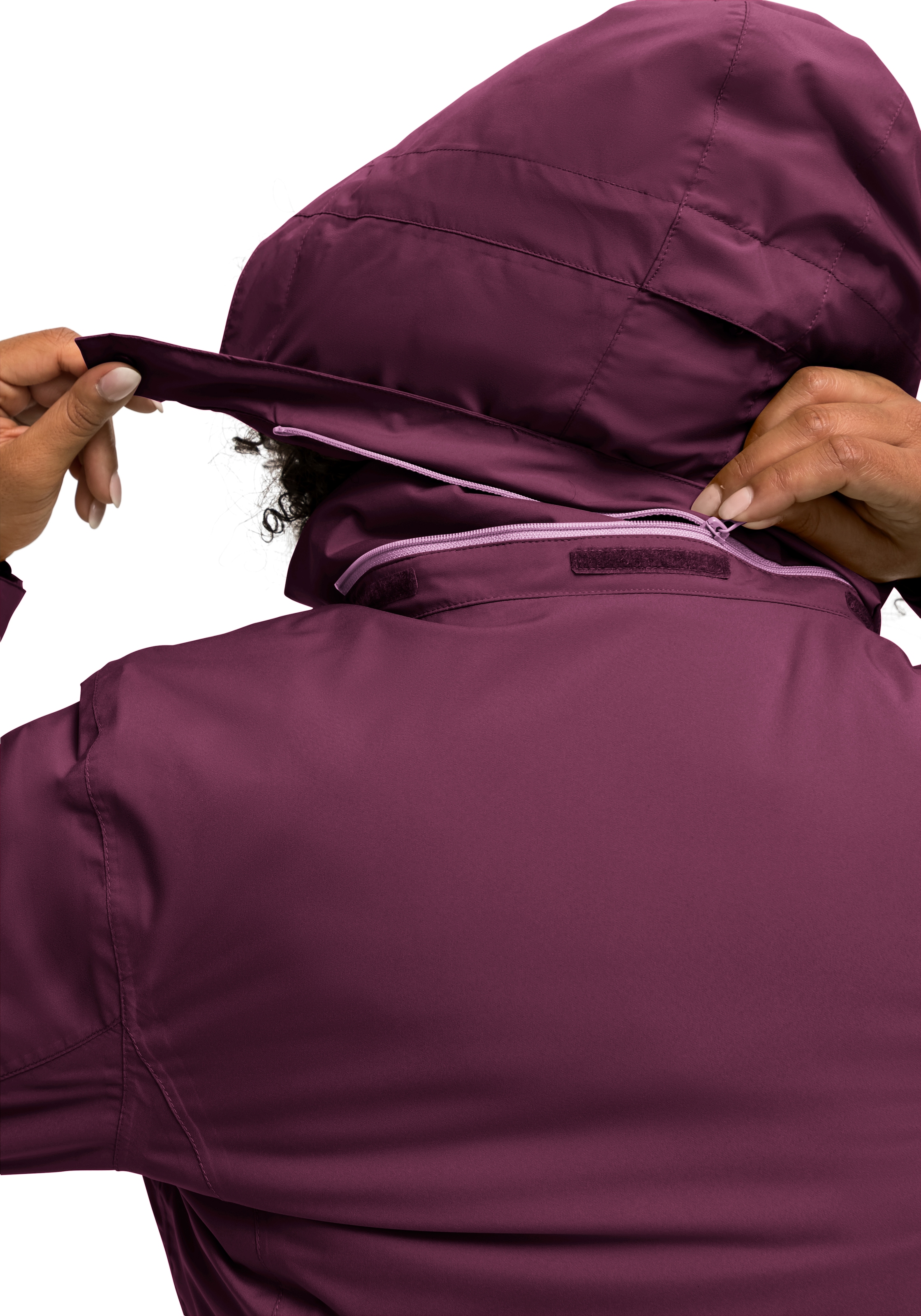 Maier Sports Regenjacke »Metor Therm Rec W« warme Damen Jacke mit Kapuze, Winterjacke wasserdicht atmungsaktiv