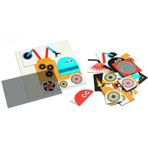 Djeco spel kinoptik robots DJ05611