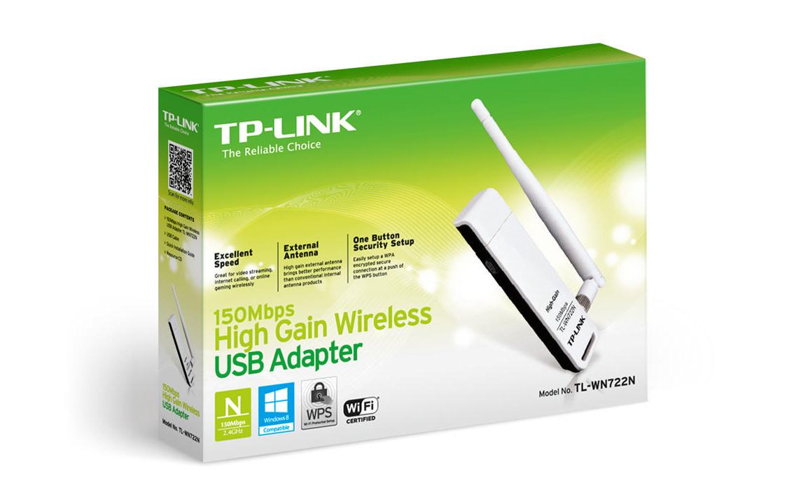 WLAN-N USB-Stick TL-WN722NUSB-WLAN-Adapter