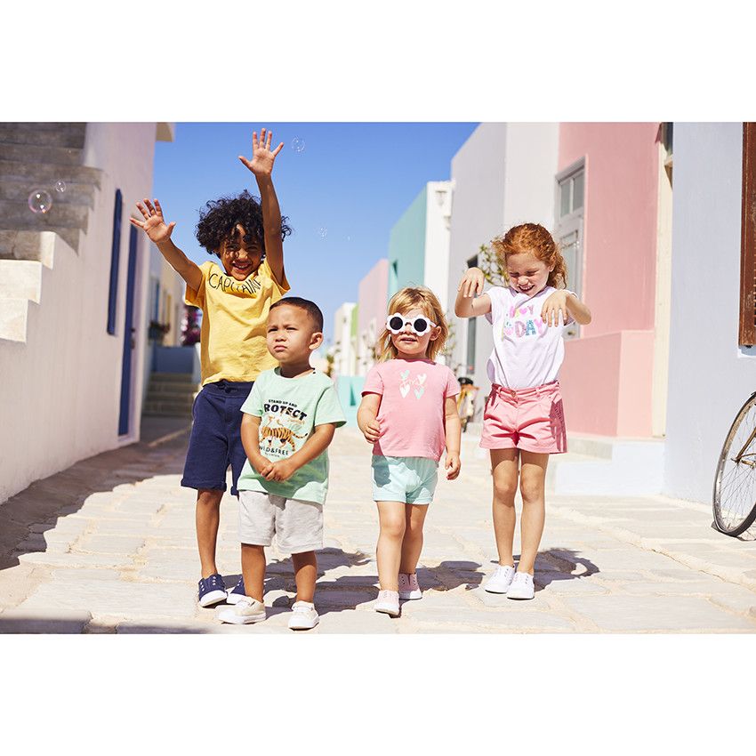 T-shirt manches courtes avec print fantaisie pour bébé garçon - Vert