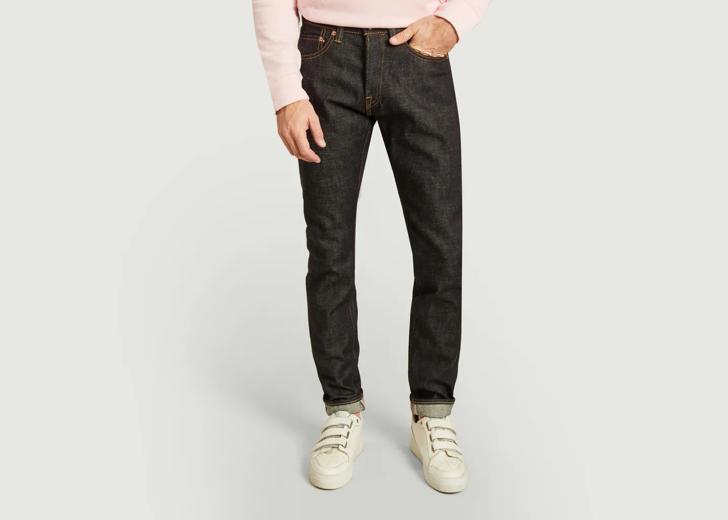 Jean 0405 15.7 oz High Tapered Momotaro Jeans
