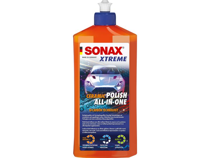 Sonax Politur Xtreme Ceramic Polish All-in-One, 500 ml Autolack-Politur mit Si-Carbon Technology
