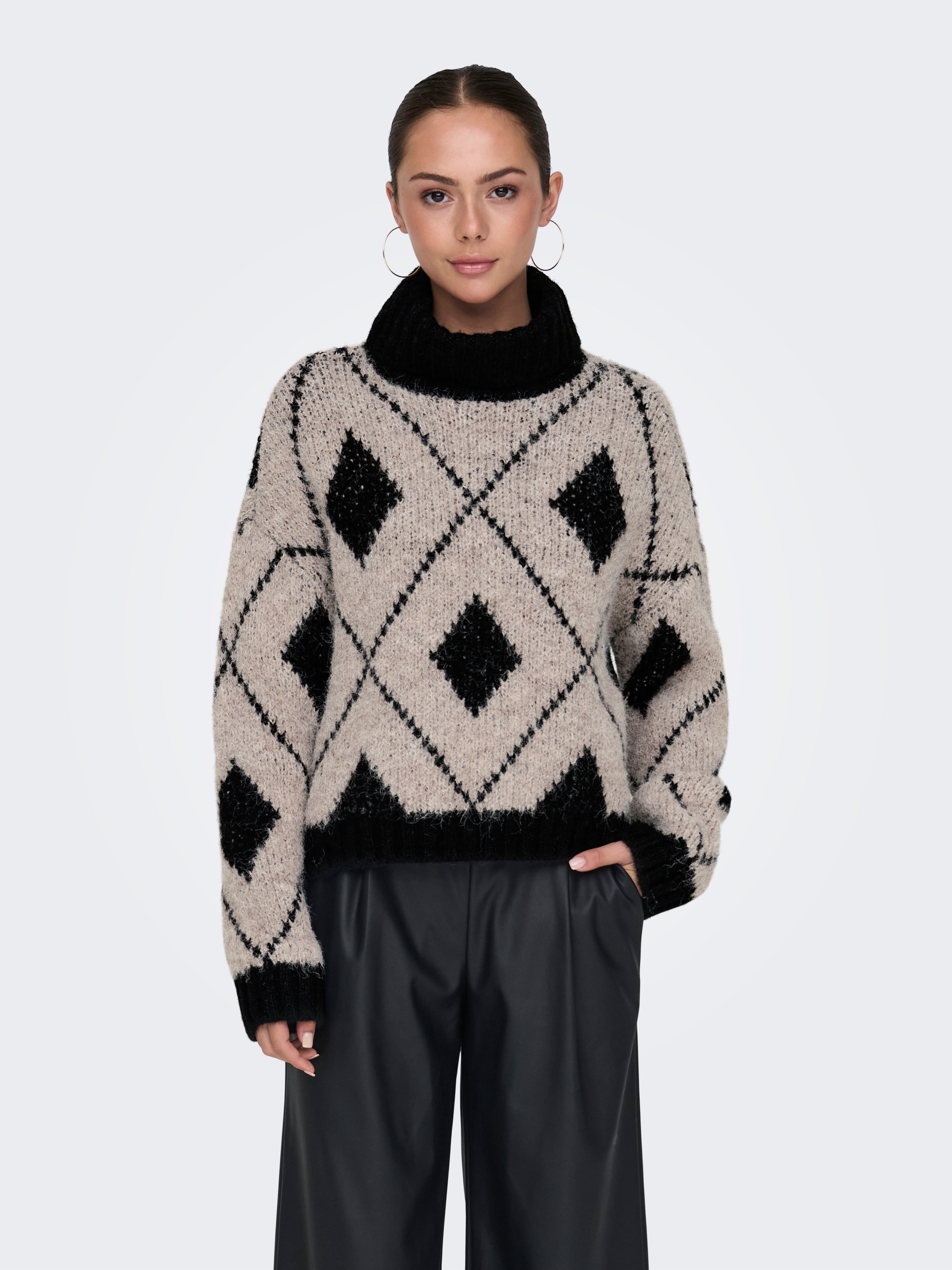 JDYZOEY Strickpullover Chateau Gray