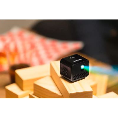 Philips PicoPix Nano - mini vidéo projecteur mobile - 100 lumens - Wifi Mode miroir sans fil