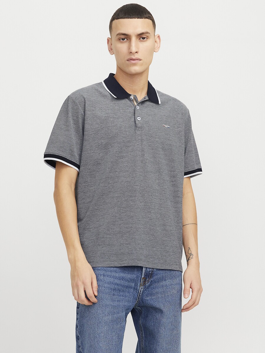 JACK & JONES<br>Polo, corte slim, manga curta