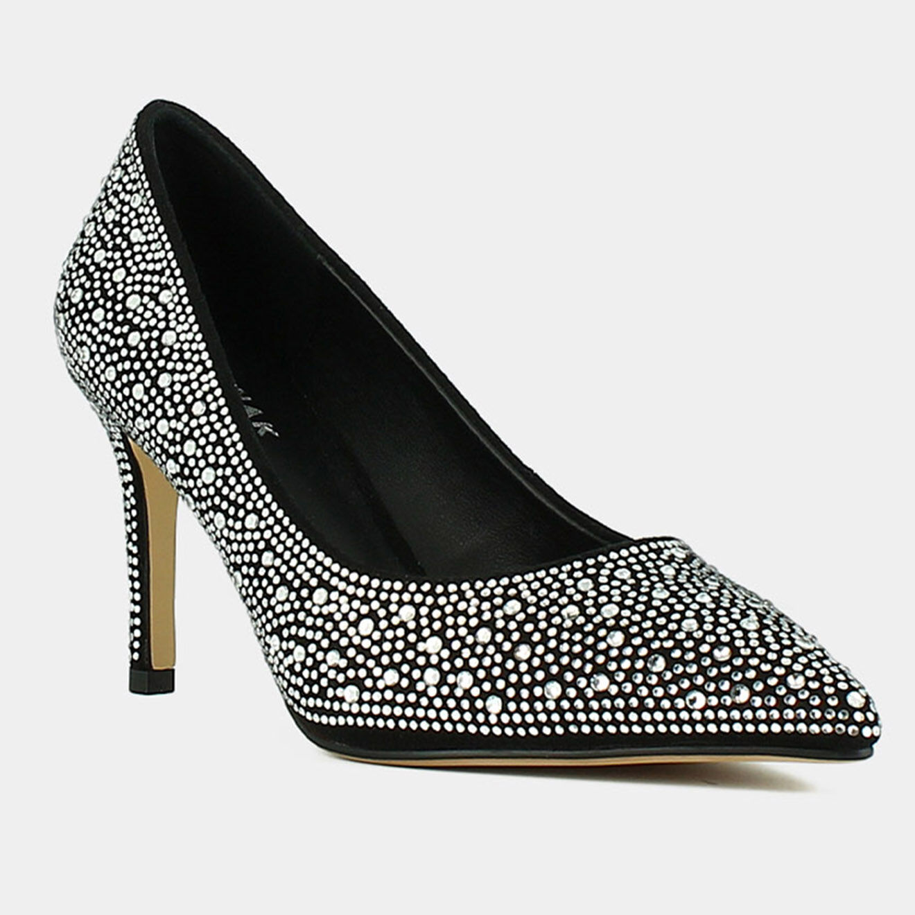 Jonak Escarpins en Cuir Minuit noir/argenté - Talon 8 cm