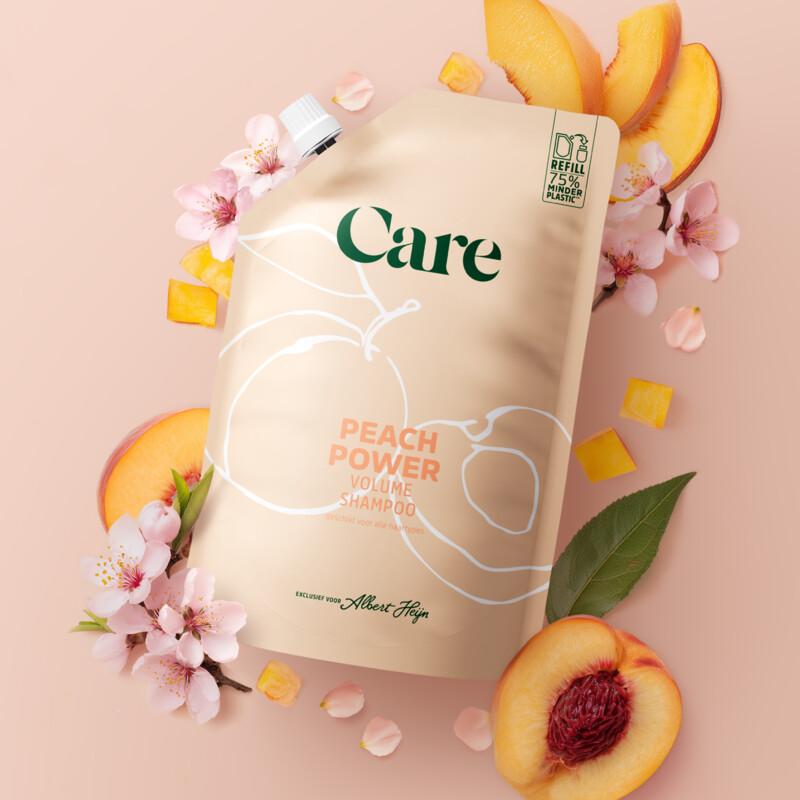Care Peach power volume shampoo refill