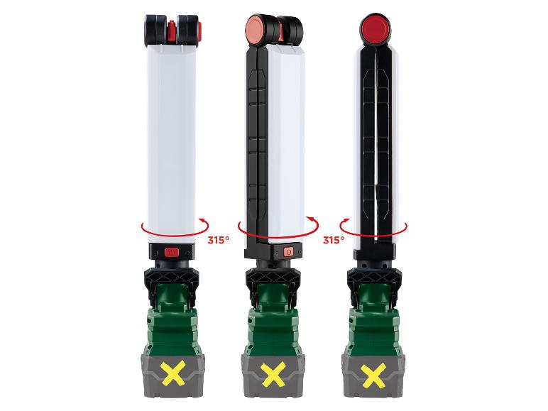 Accu-LED-klemlamp 20 V zonder accu en lader