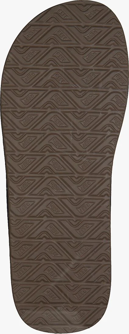 REEF bruine reef teenslippers contoured cushion