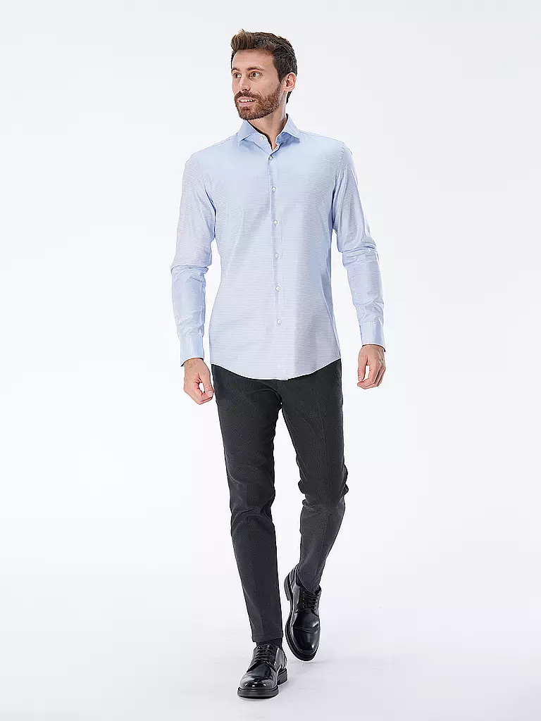 BOSS Hemd Slim Fit HANK hellblau