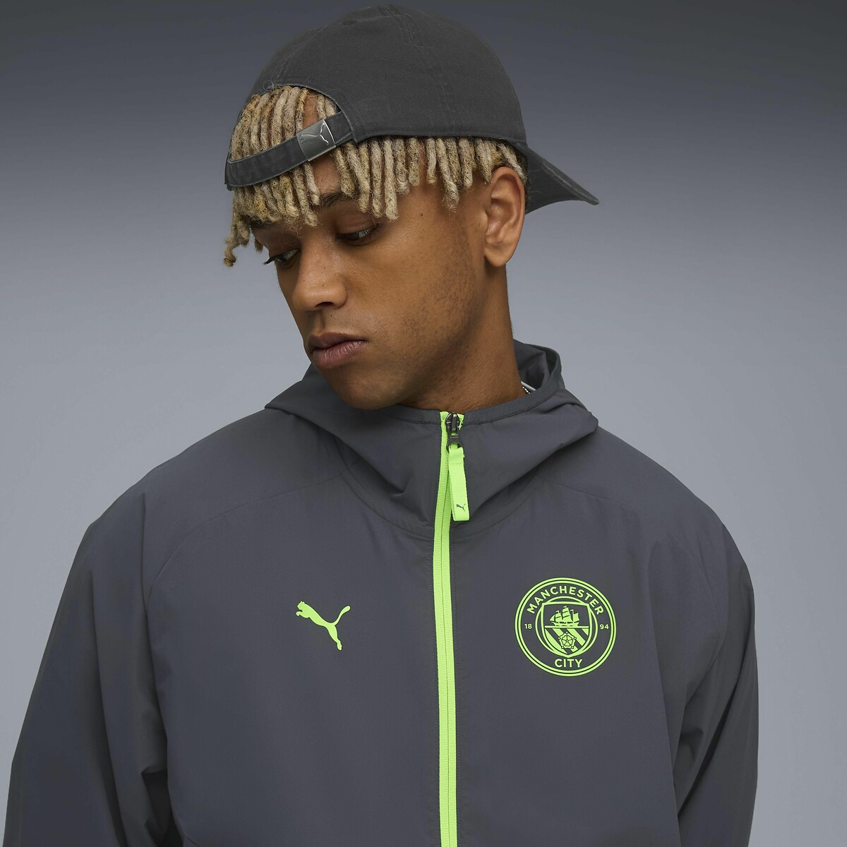 Jaqueta PUMA com zíper Manchester City