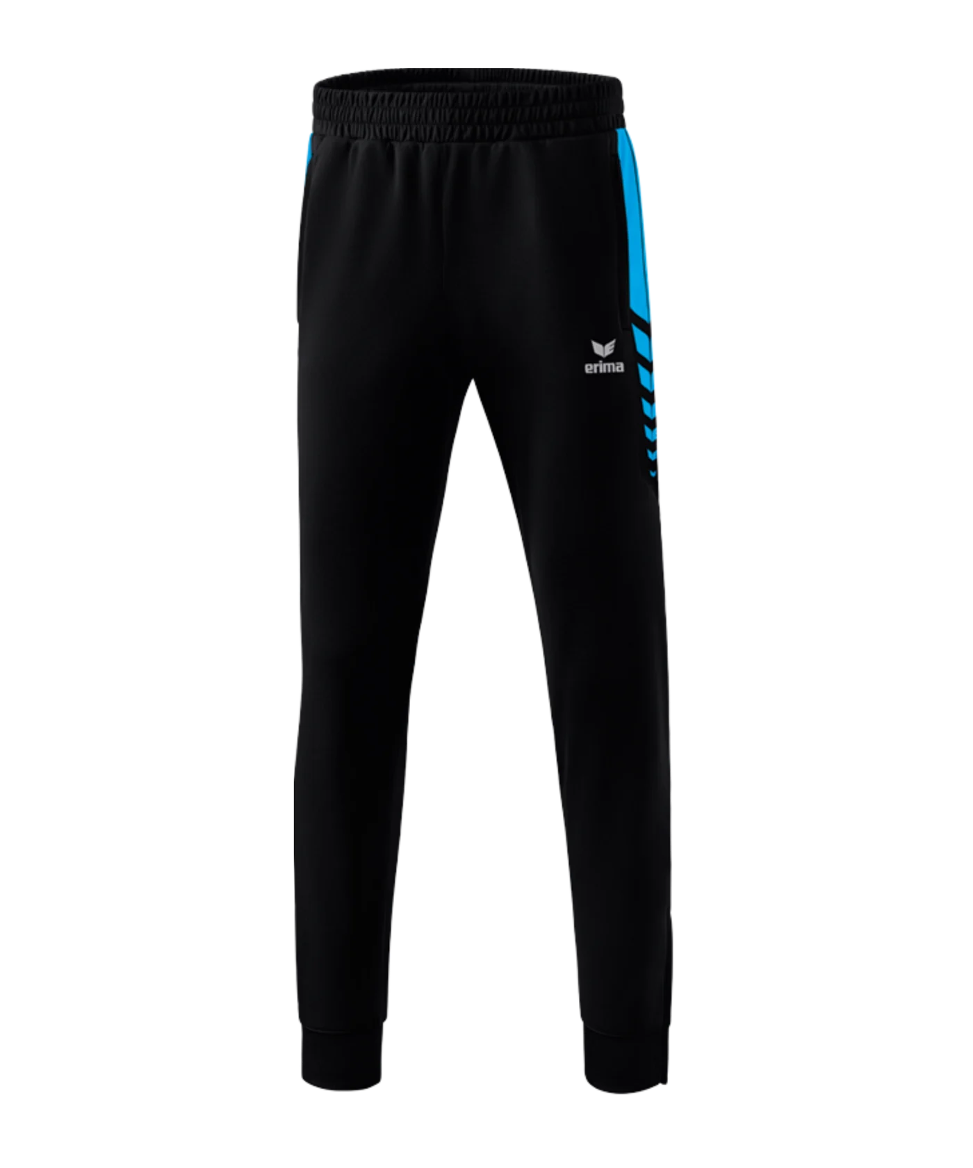 Erima Six Wings Worker Hose Kids Schwarz Hellblau