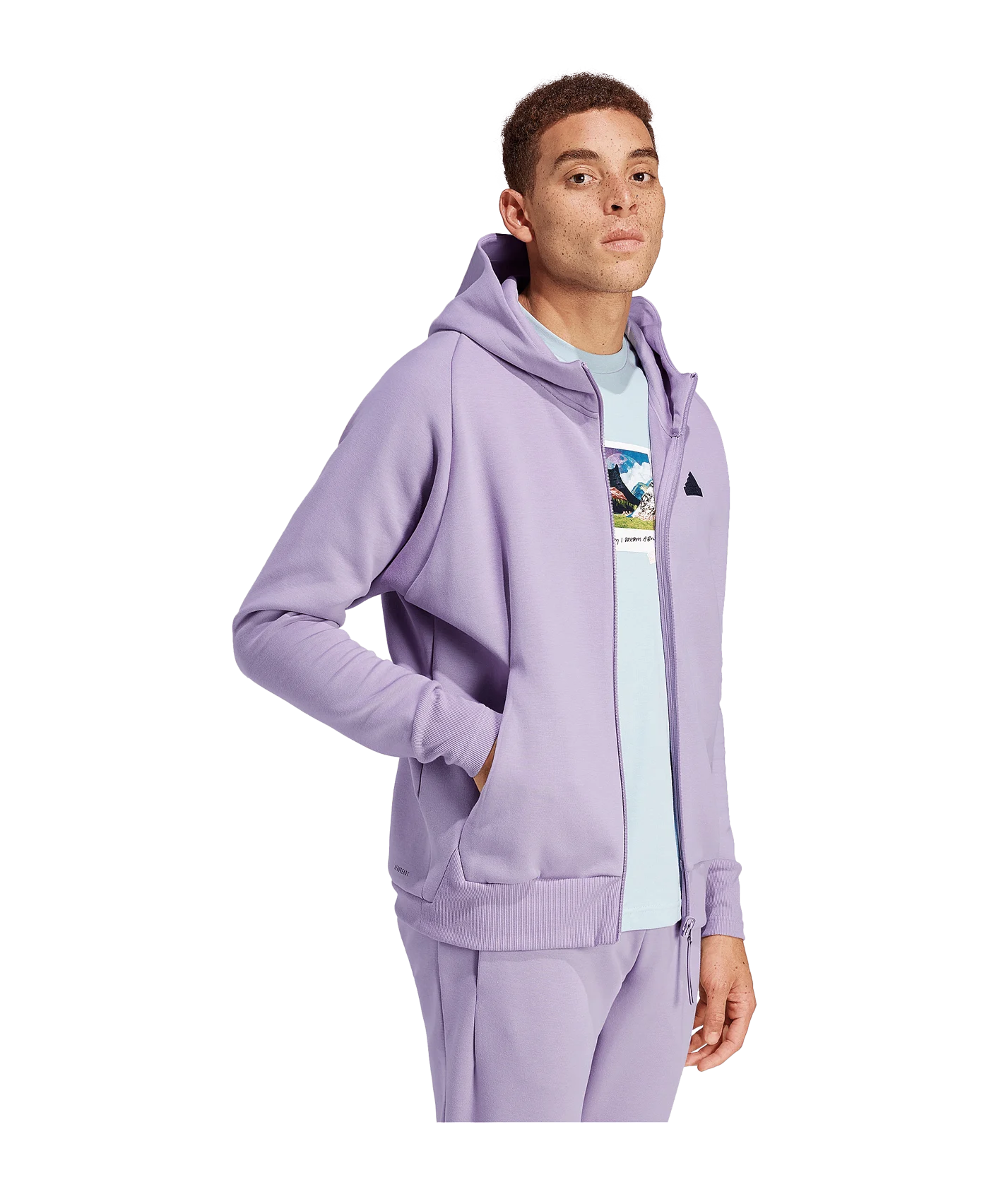 adidas Z.N.E. Premium Kapuzenjacke Lila
