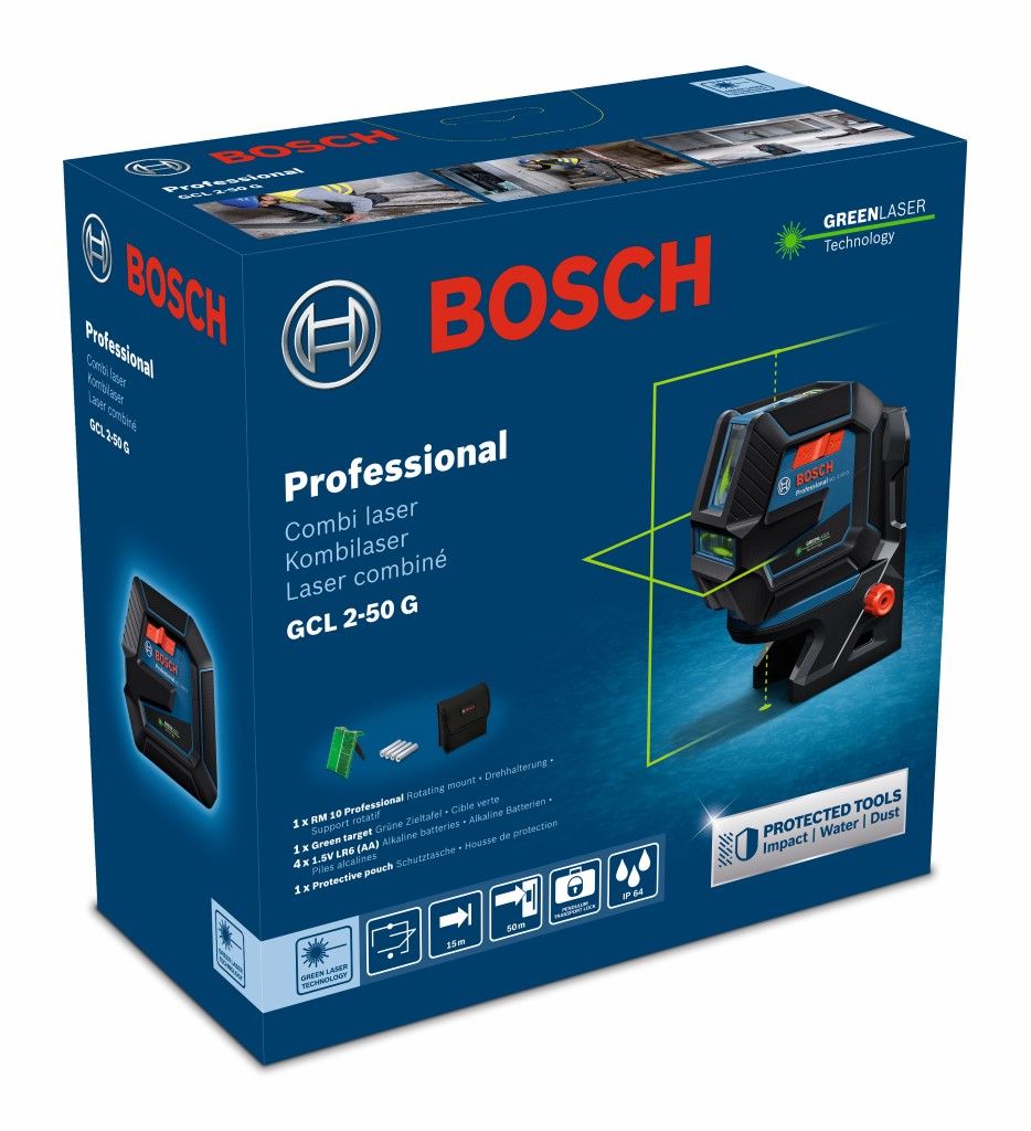 Bosch GCL 2-50 G Lijn- en puntlaser - 0601066M00