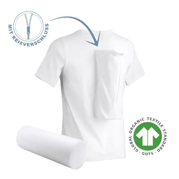 somnipax shirt Standard mit Rolle - Lagerungs-Shirt gegen Schnarchen, für Männer Gr. S