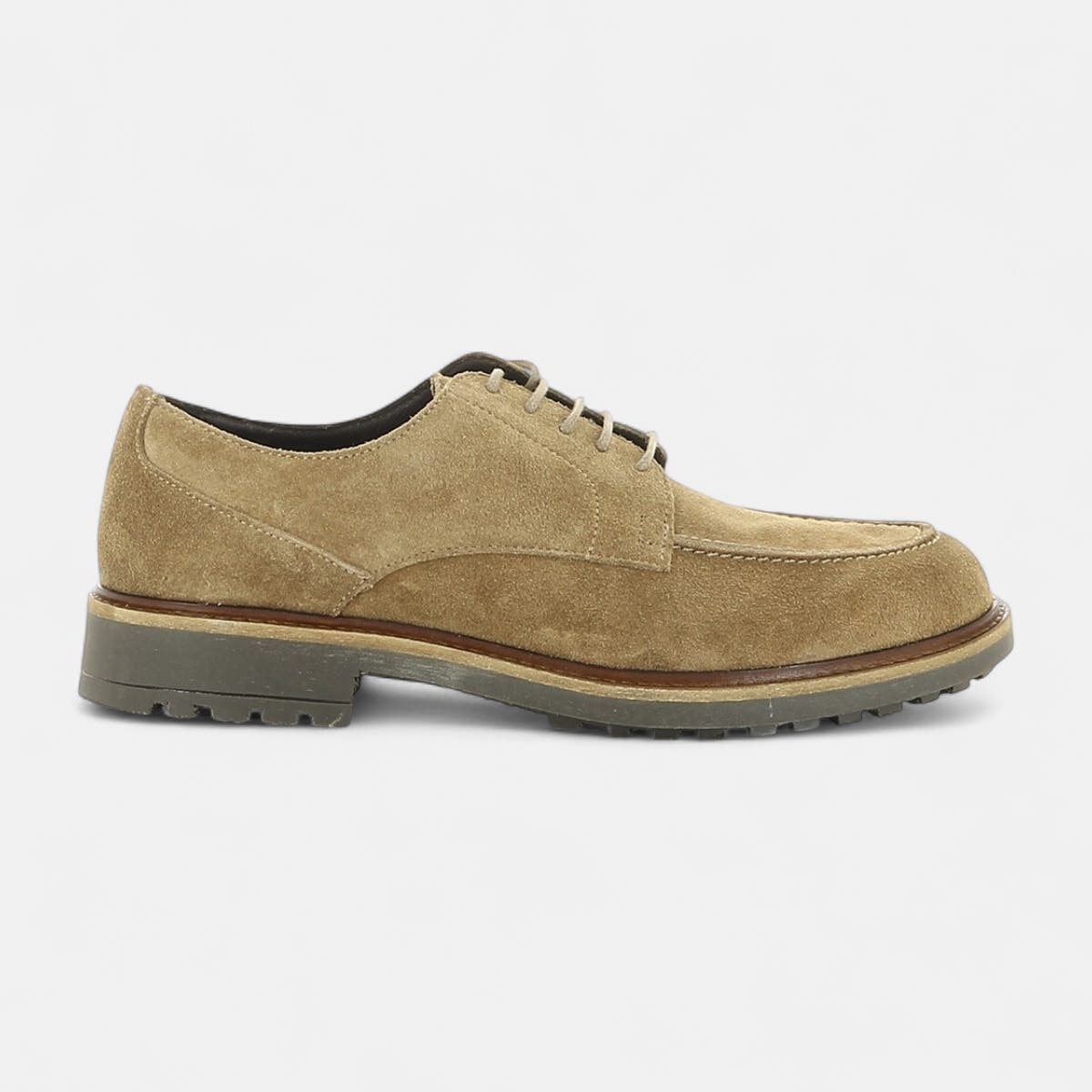 Derbies Homme en cuir beige