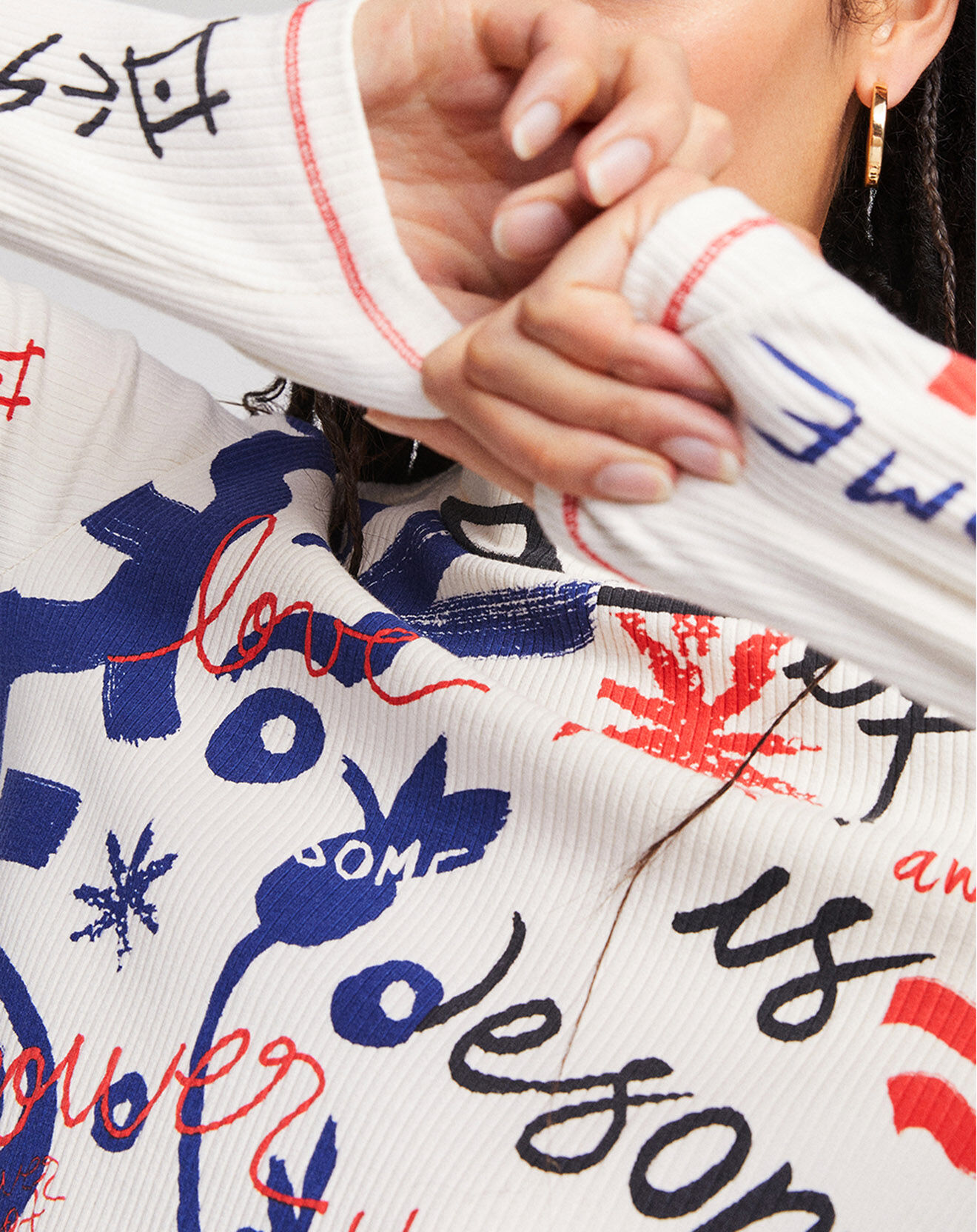 Desigual Top Mathilda blanc