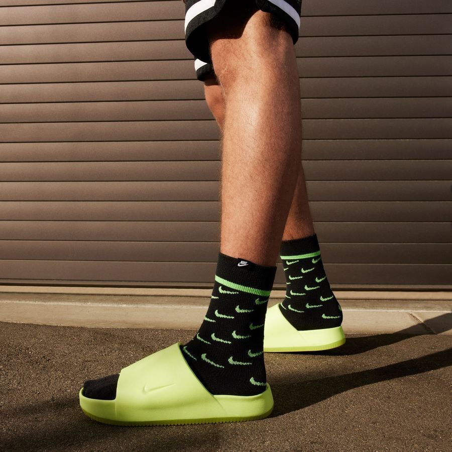 Nike Claquettes Calm - Jaune Fluo