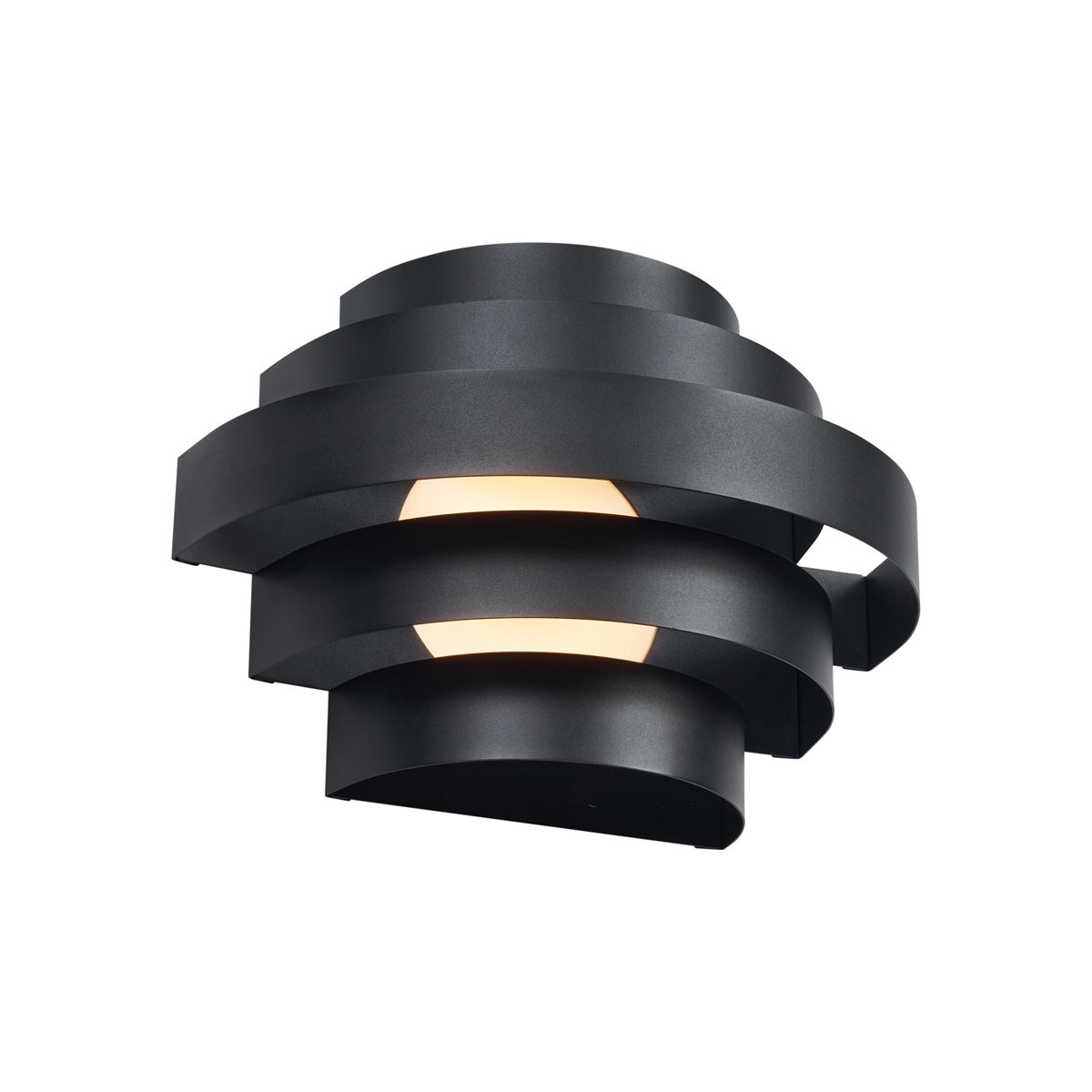 Moderne wandlamp zwart incl. LED 3-staps dimbaar - Lines