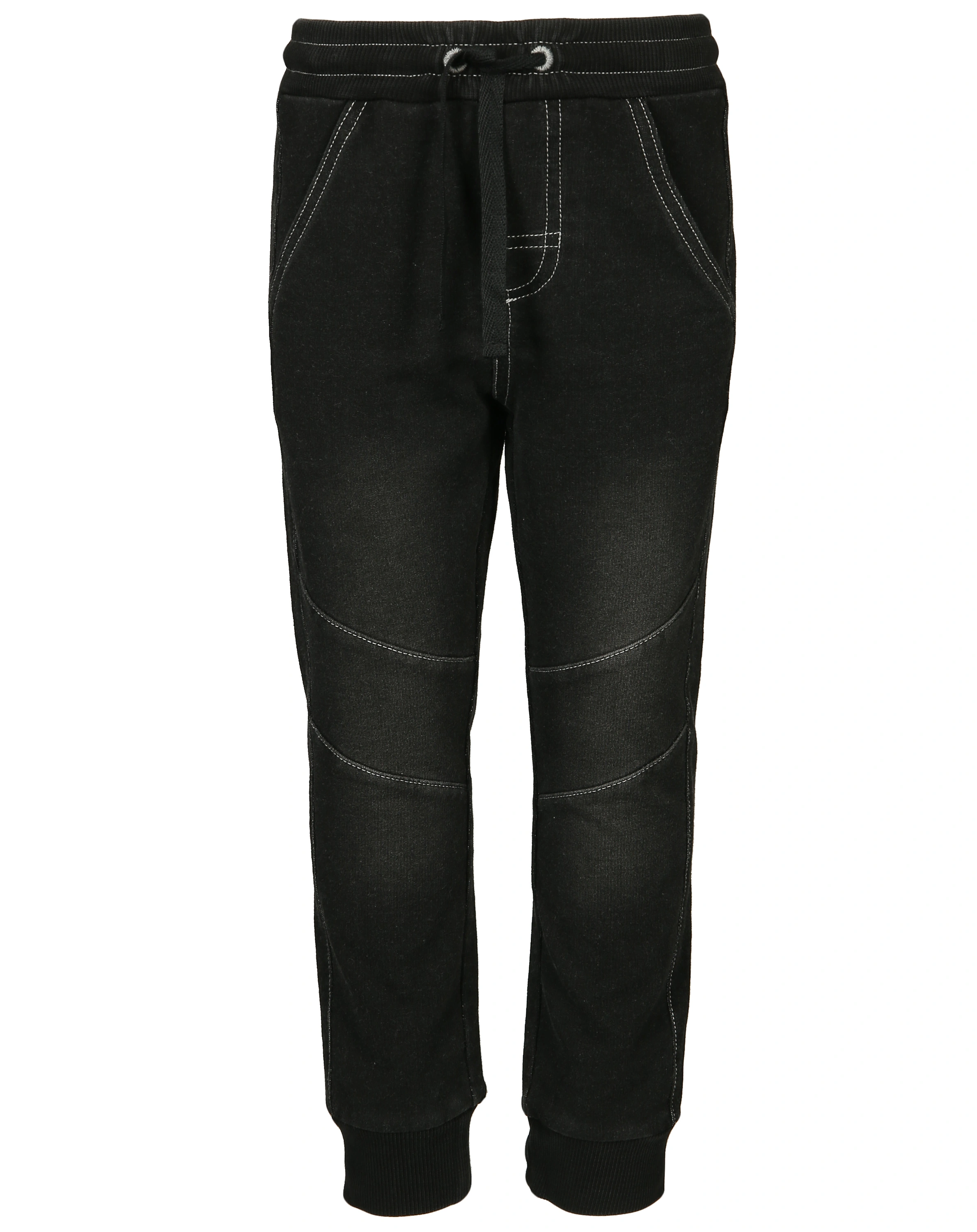 Sweat-Jeanshose BASIC in black denim