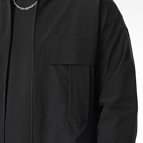 Veste Zippée Avec Poches 0188 Noir