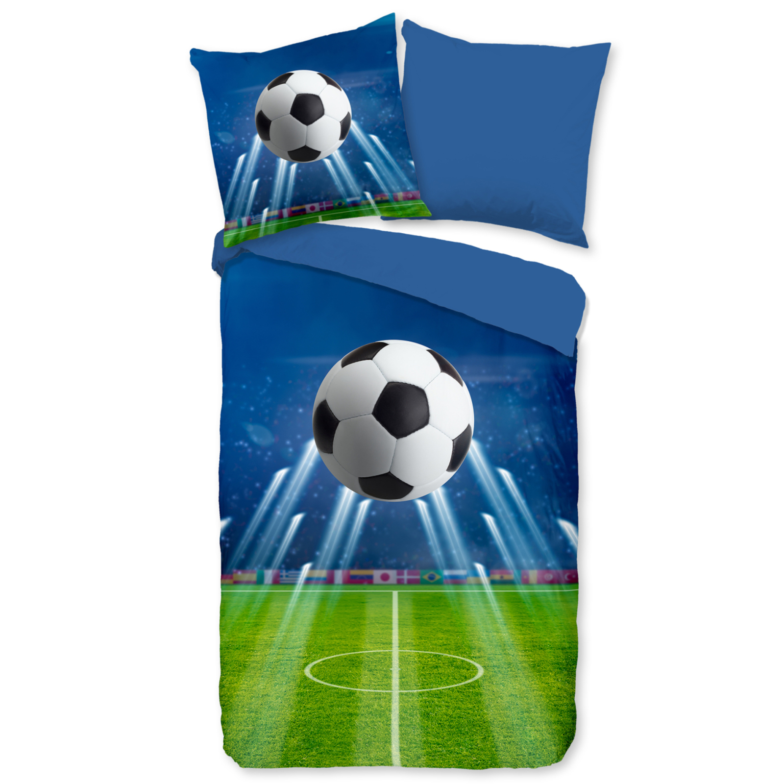 Bettwäsche GOAL FUßBALL - multicolor - 135x200 cm
