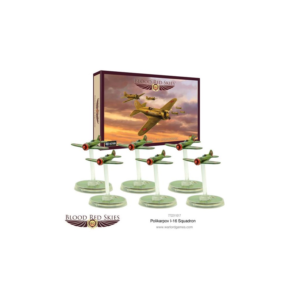 Blood Red Skies - Soviet- Polikarpov I-16 Squadron, 6 Planes