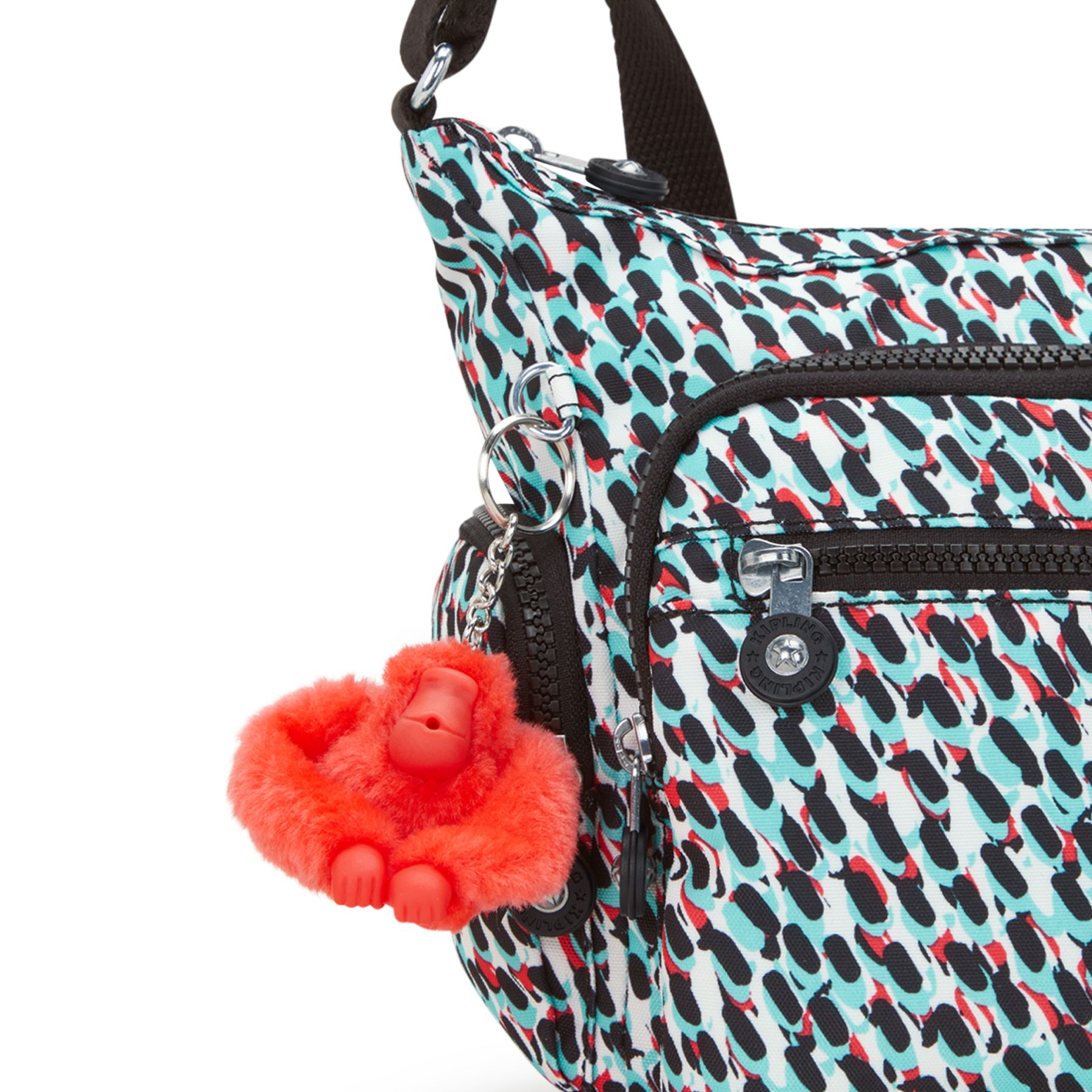 GABBIE S Petit sac bandoulière à compartiments multiples - Abstract Print