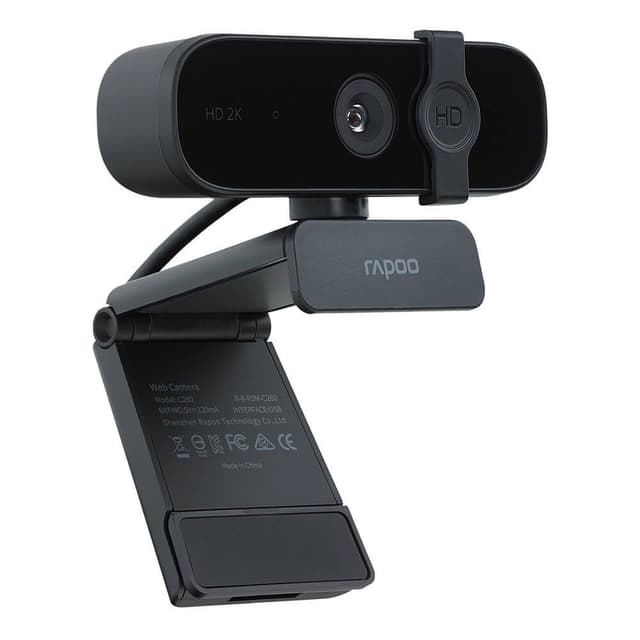 RAPOO Webcam XW2K Full HD 2K Svart