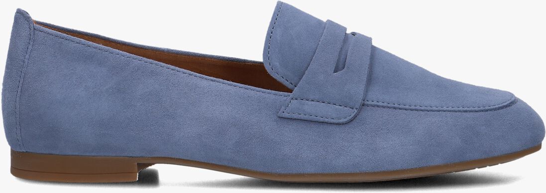 blauwe gabor loafers 213
