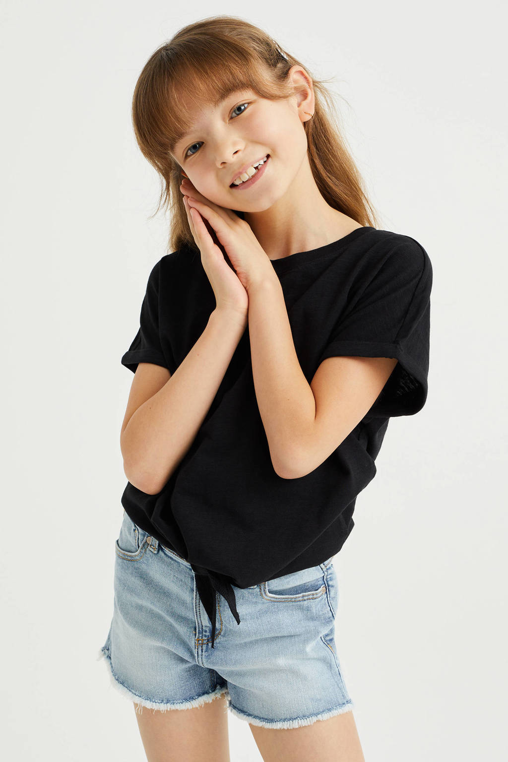 WE Fashion T-shirt zwart