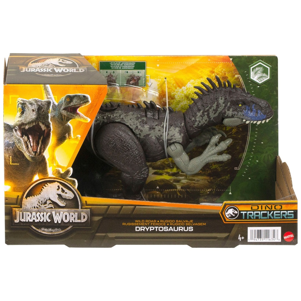 Jurassic World Wild Roar Dryptosaurus Dinosaurierfigur